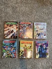 Vintage PREVIEWS COMIC MAGAZINE Lot Of 6 Superman Sin City Batman X-Men 1990's