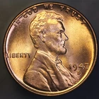 1947 D LINCOLN CENT FRESH FROM ORIGINAL ROLL COLLECTION-LOT 2586