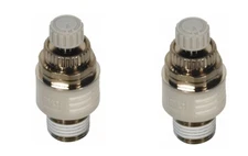 (2) pack lot SMC Exhaust Port Flow Control 1/4" NPT Valve Port Size ASN2-N02-S