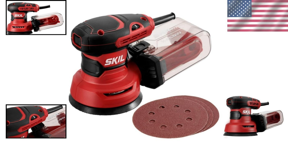 High-Performance Orbital Sander with Variable Speed & Low