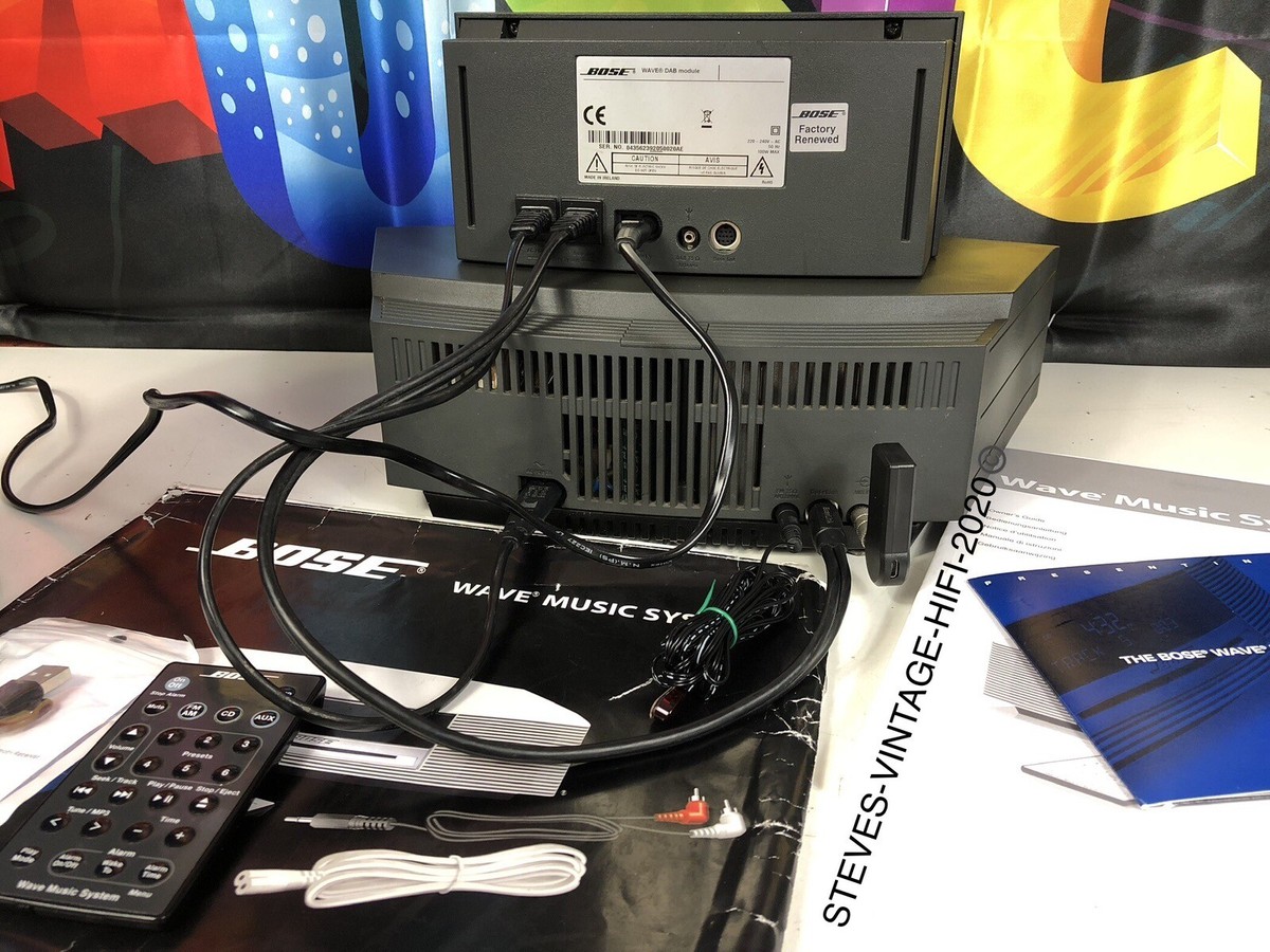 BOSE WAVE MUSIC SYSTEM AWRCC5 + DAB MODULE UNIT + BLUETOOTH