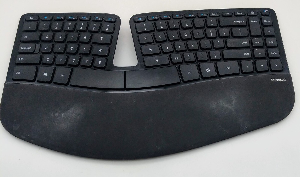 Microsoft Wireless Sculpt Ergonomic Keyboard Black NO USB DONGLE