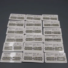 50x Dental Metal Bracket Mini/Standard Roth/MBT/Edgewise 018/022 Hooks 3/345/No