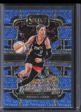 2024 Panini Select WNBA #37 Natasha Cloud Light Blue Disco #/125 RG12