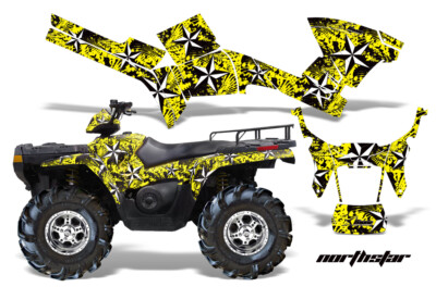 Atv Graphics Sticker Für Polaris Sportsman 500/700/800 05-10 Nstar W
