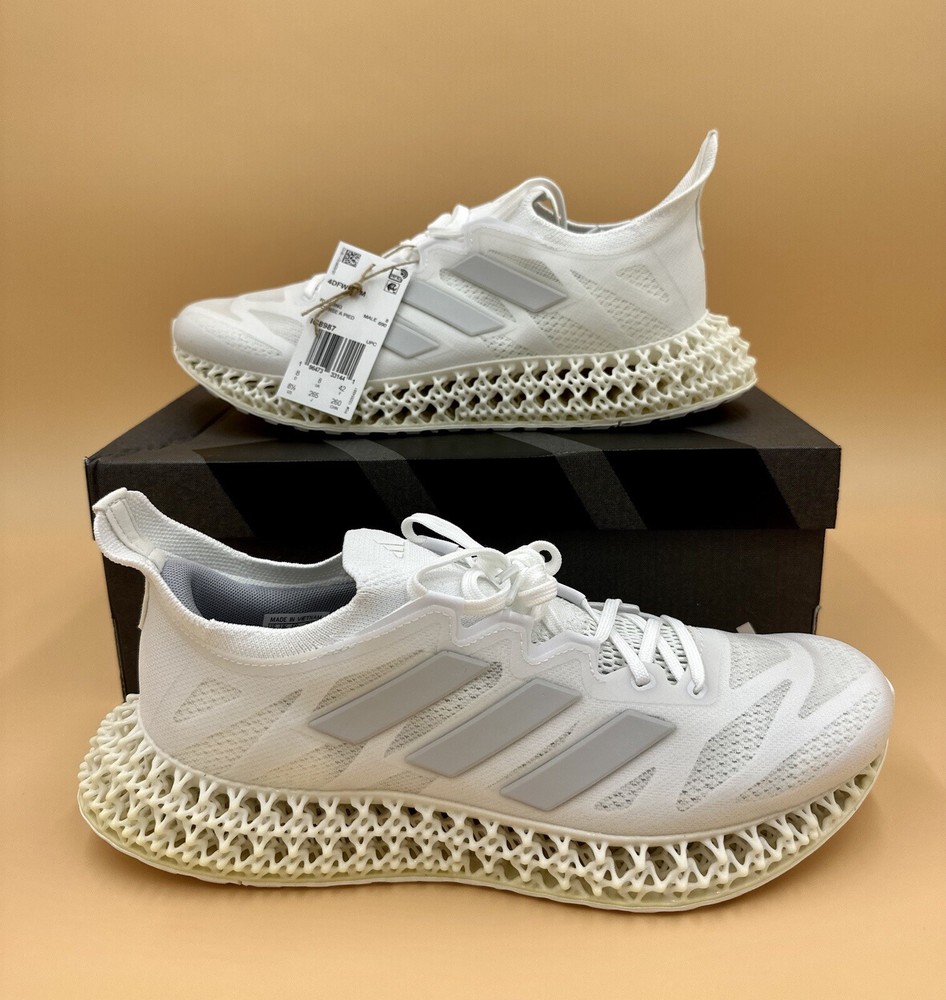 Adidas 4DFWD 3M Triple White IG8987 Men's Running Shoes Sneakers - Sizes 8 - 13