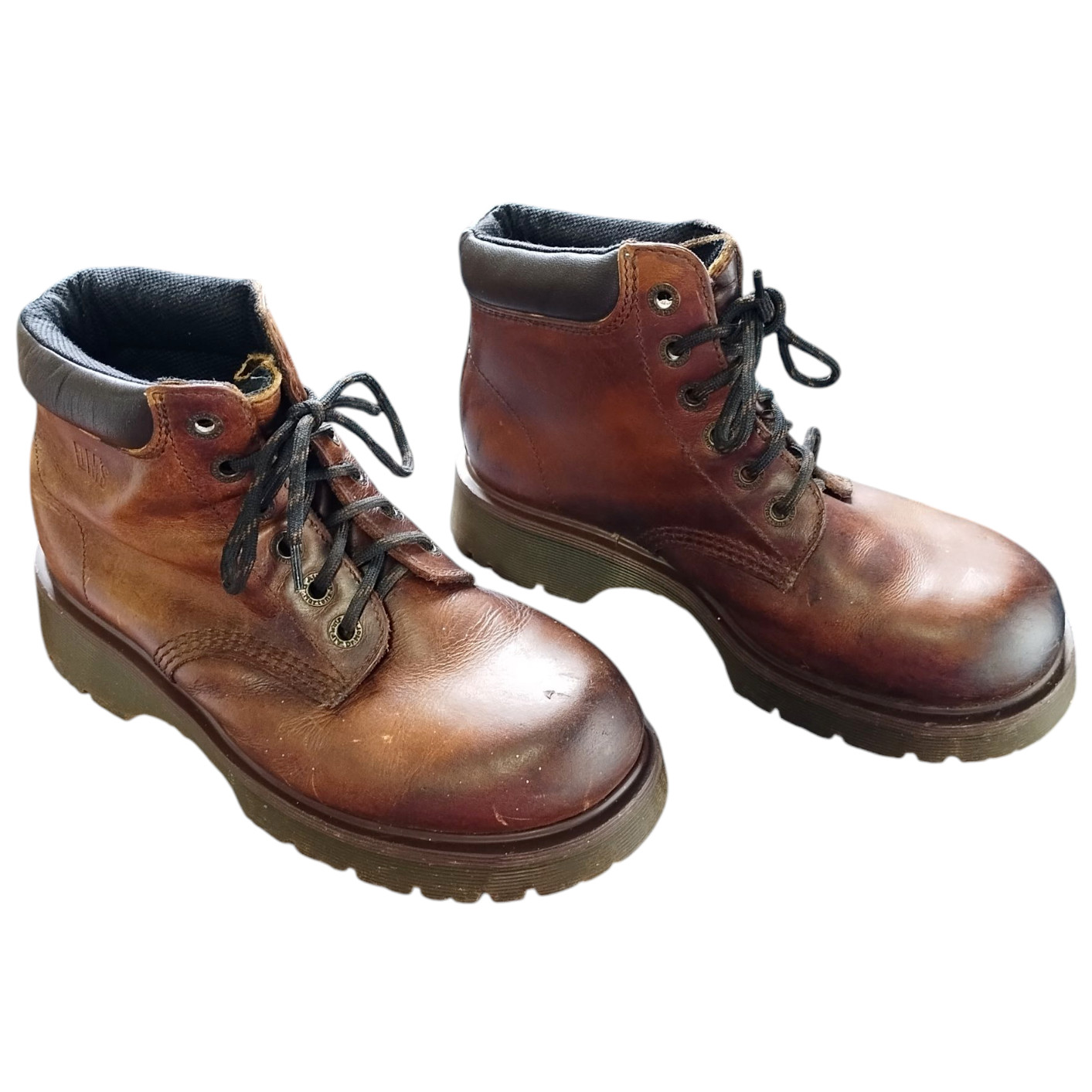 Vintage Dr Doc Martens 8732 Airwair Chunky Hiking Chukka Boots Womens 6 UK Made thumbnail 2