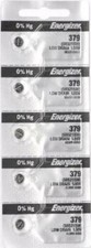 Energizer 379 SR521SW Silver Oxide Battery 1.55 Volt 10 Batteries