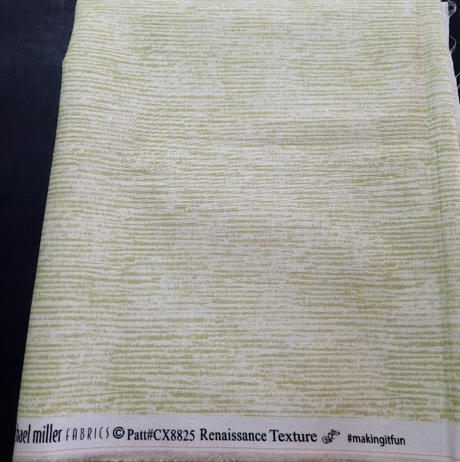 Telas Michael Miller CX8825 textura renacentista líneas verdes algodón BTY Foto 4 de 4