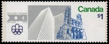 🍁Canada   #687    OLYMPIC SITES     Brand New  1976 Original Pristine Gum