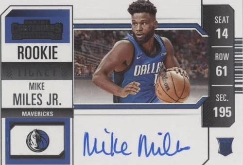 2023-24 Panini Contenders - Mike Miles Jr. #114