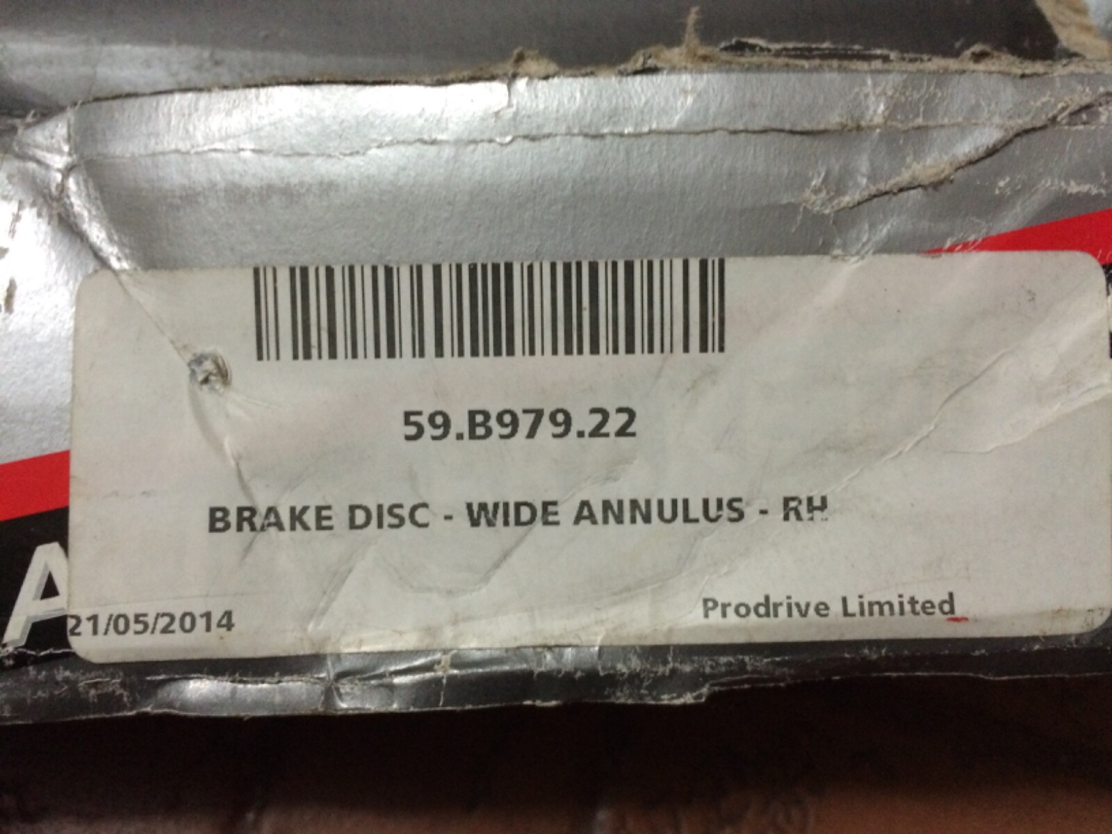 Brembo Aston Martin GT3 front dice rotor