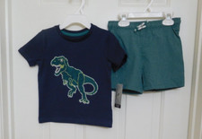 NWT 2pc Tommy Bahama Dinosaur Shirt  Shorts Set sz 24 Months