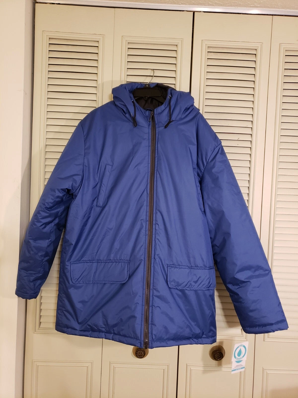 Totes Weather Resistant Mens Padding Jacket Royal Blue Size XL NWT!