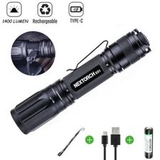mini 1400 High Lumen Flashlight 5 Modes rechargeable flashlights with Battery