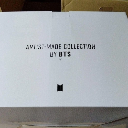 NUEVO BTS COLECCIÓN HECHA POR ARTISTA POR BTS V Taehyung Mute Boston Bolso K-Pop Marrón