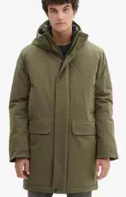 Tom Tailor TECH HOODED PARKA Grün Gr. XL Herren Parka UVP:129,90  (2295)