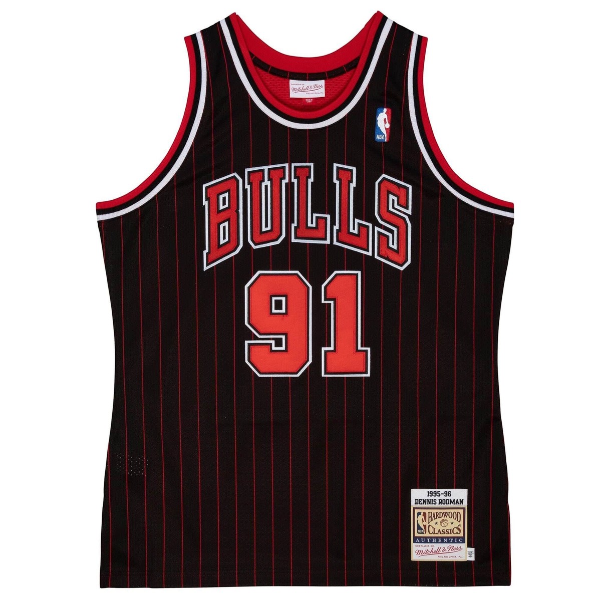 MITCHELL & NESS NBA AUTHENTIC JERSEY CHICAGO BULLS 1995 DENNIS
