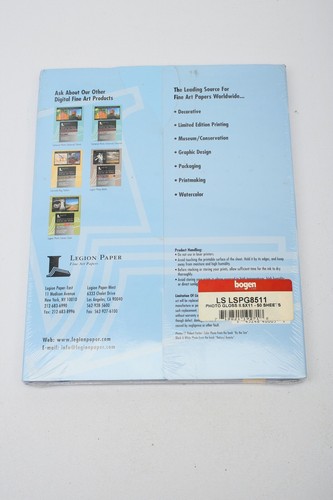 Legion Professional Photo Paper 50 Gloss+25 Canvas=75 sheets-8.5x11 Inkjet Paper - Afbeelding 3 van 5