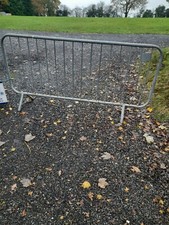 Galvanized Pedestrian Crowd Barriers X 50 Good Used Condition 