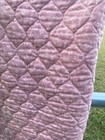 Signed Vintage Baby Blanket 1 Side Hand Quilted, 1 Side Total Cross-Stitch ABTUC — photo 5