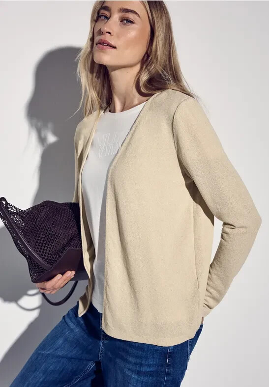 Street One Karierte Jacke Warm STREET ONE Cabanjacke, Ohne Kapuze