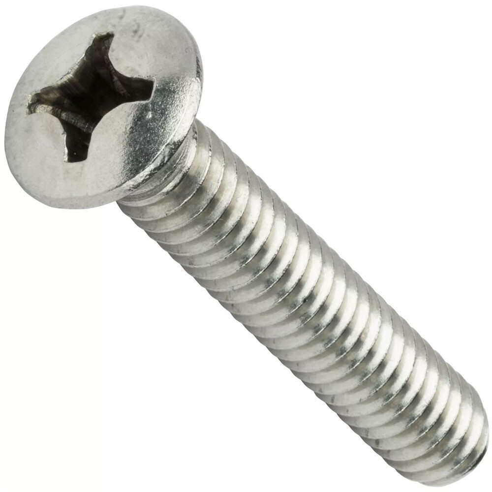5/16-18 Phillips Oval Head Machine Bolts Stainless Steel All Sizes