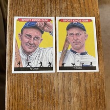 2018 SportKings Sport Kings #1 Ty Cobb Base Card + SP Variant RARE c