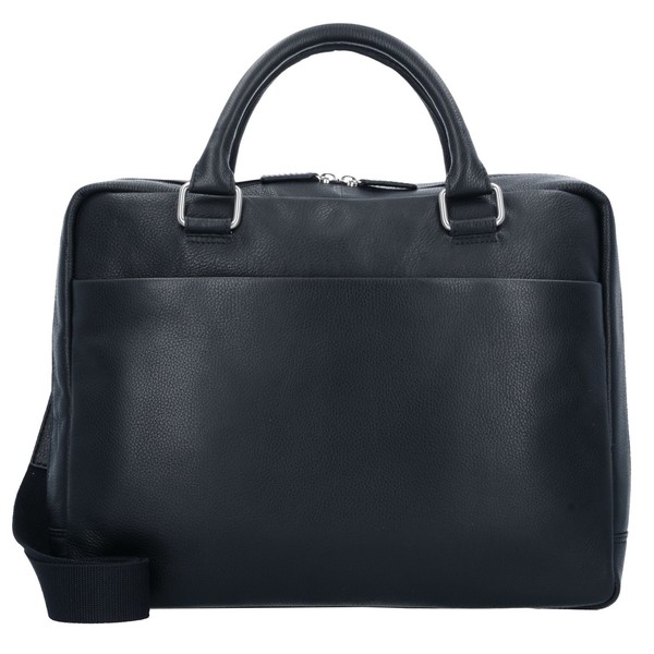 Leonhard Heyden Berlin Aktentasche Leder 38Cm Laptopfach #LHD-907313 (Schwarz)-image