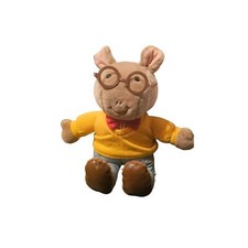 Vintage 1996 PBS Arthur Aardvark 14" Plush Toy doll by Eden Book Character