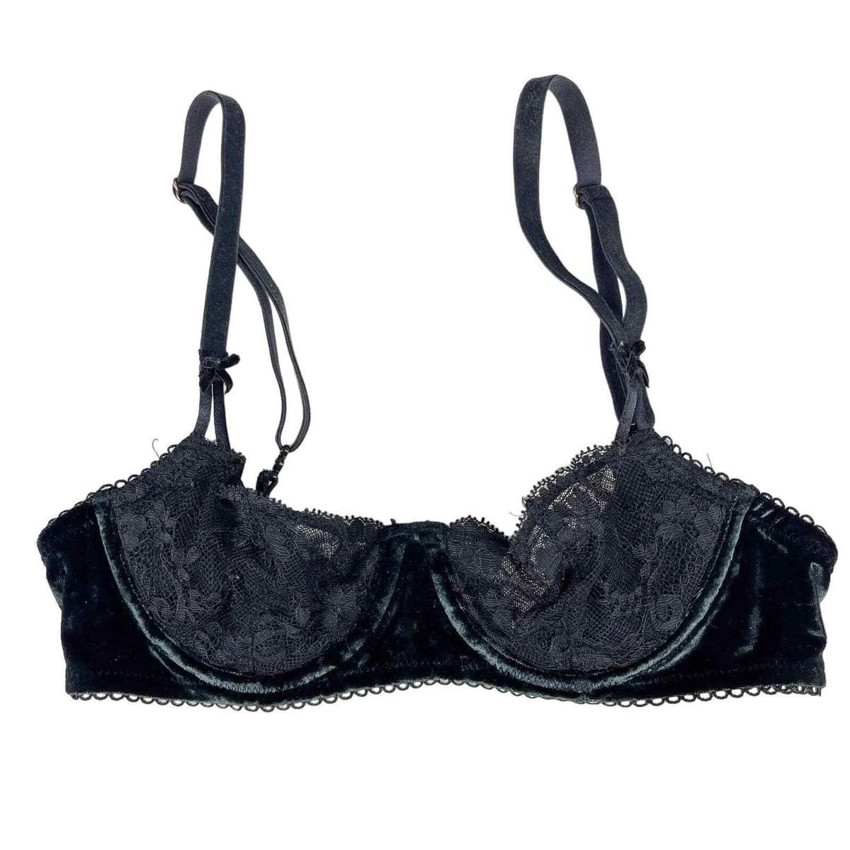 32B Victorias Secret 1200x1200 Victoria's Secret (32B) Push-Up Without Padding Lace Bra Black Velvet | eBay