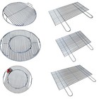 Grillrost eckig 58x30 60x40 67x40 rund 47 57 BBQ System Stahl verchromt Auswahl