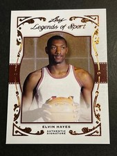 2011 Leaf BRONZE PROOF MISSING # & AUTO Legends of Sport Elvin Hayes