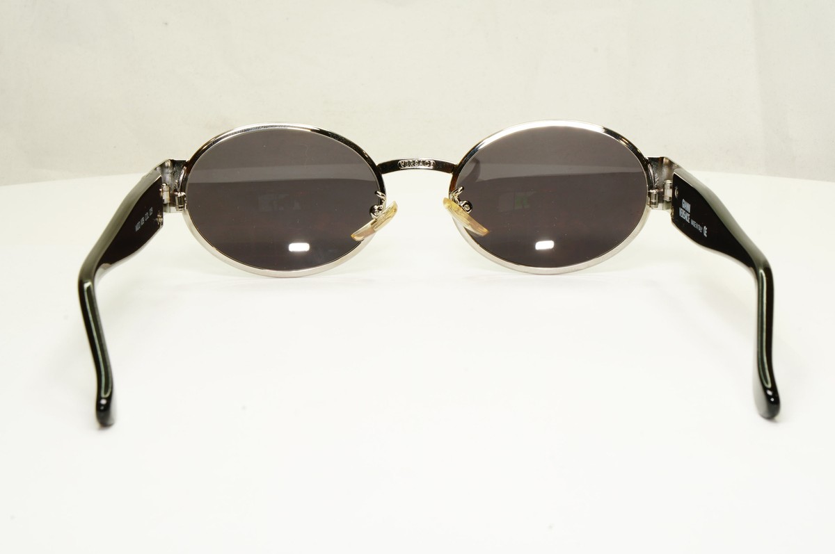 Gianni Versace 1996 Sunglasses Vintage Unisex Silver Metal GV MOD