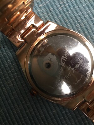 Beautiful Betsy Johnson Owl Theme Rose Gold Watch, Gemmed  display picture 3