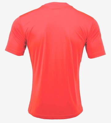 Puma Men Football-Play Graphic T-Shirts Orange Navy Soccer Tee