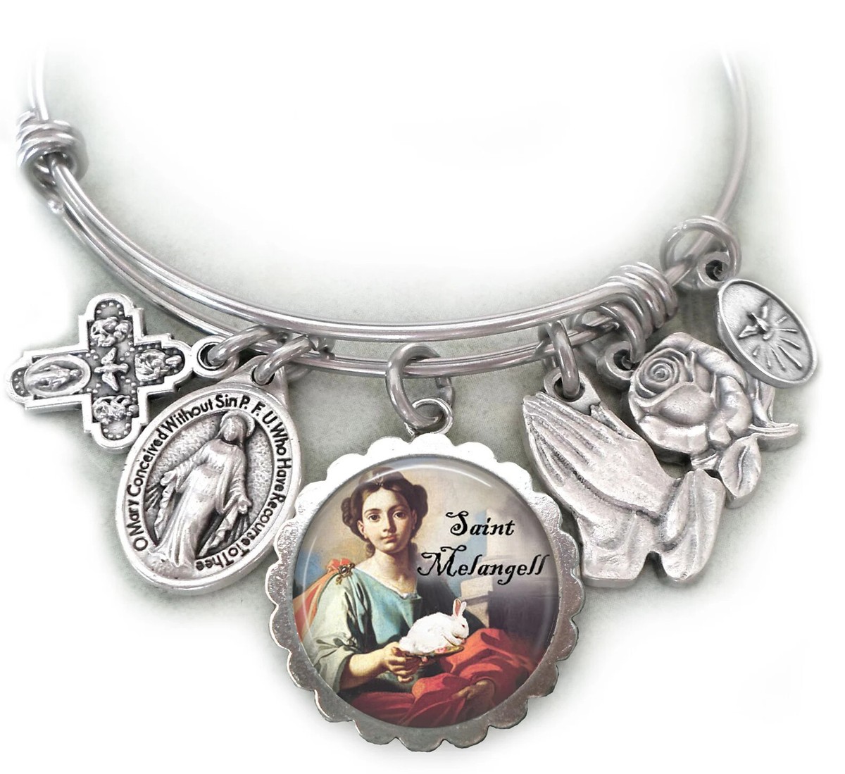 Saint Melangell Bangle, Patron Saint of Small Animals and Rabbits