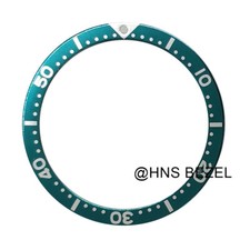 BEZEL INSERT FOR MEN SEIKO 7002,6309,7S26,SKX007K2 DIVER AUTOMATIC PEACOCK GREEN