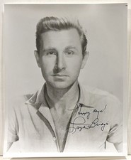Young LLOYD BRIDGES Signed Autographed Photograph 8x10 B&W HOLLYWOOD MOVIE STAR
