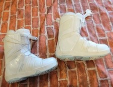 Salomon White Snowboard Boots Women’s Size 8 US