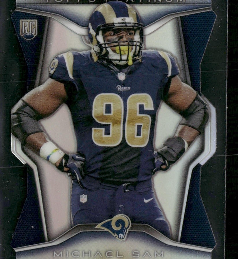 2014 Topps Platinum #PDC-MS Michael Sam Rookie Die Cut