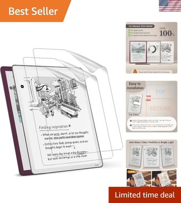 Scratch-Resistant Matte Screen Protectors 3-Pack for 11'' Kindle Scribe 2025