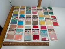 Vtg Seam Binding 60 Total Yds 20 Packs Color Sewing Trim Boiltex Coats Ephemera
