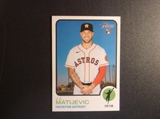 2022 Topps Heritage Baseball J.J. Matijevic Card # 561