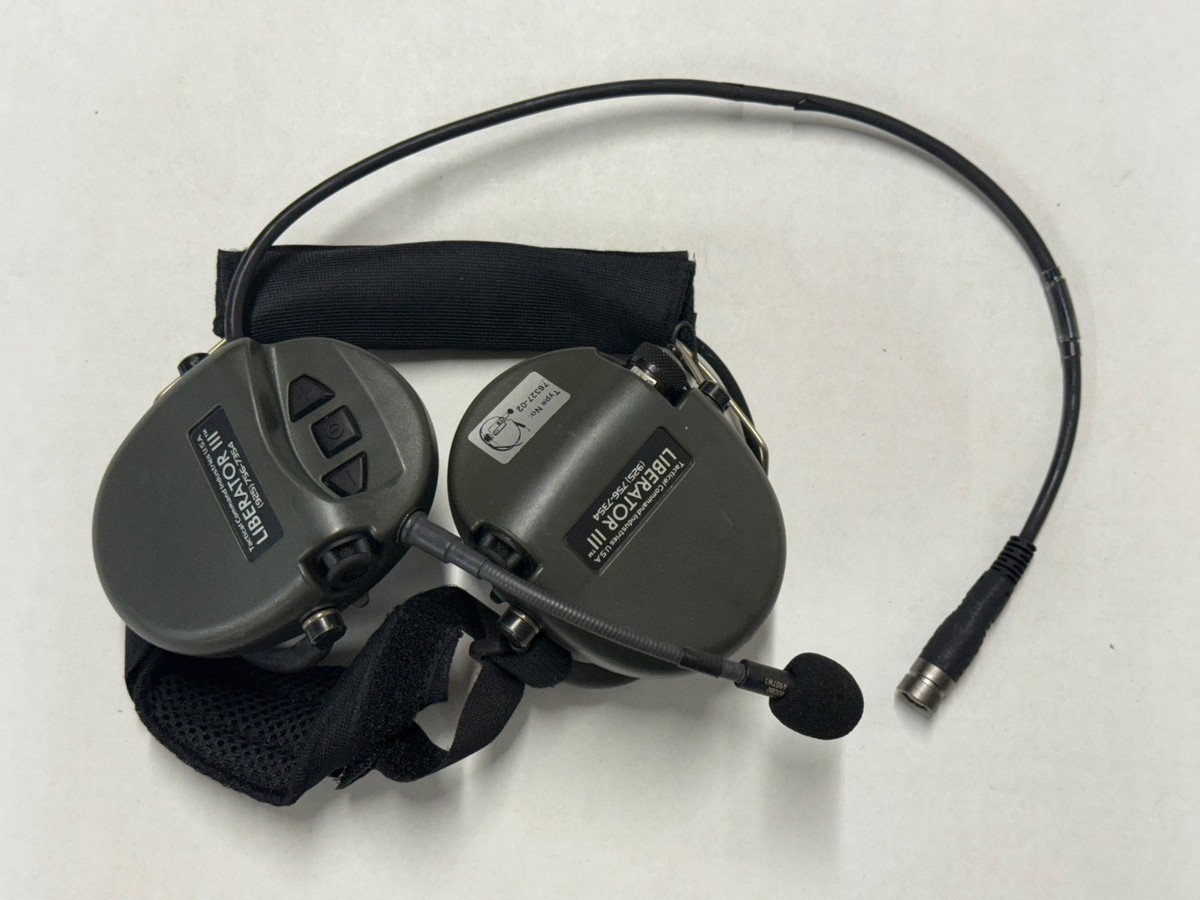Lot of TCI Tactical Command Liberator II & Liberator III Headset w