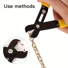1PCS Manual Chain Pliers Jewelry Making Tool DIY Opening Closing Clamp Cutter