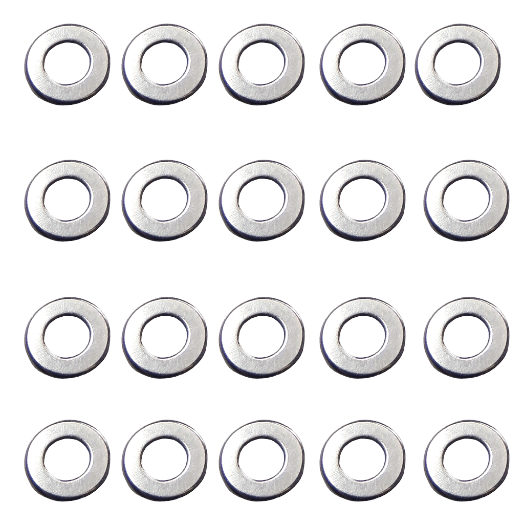 FPS Softair 3mm Axle Gear Height Shim Set 0.2mm 20pcs Airsoft AEG ROF V2 V3