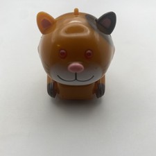 Vintage 2002 Tomy Micro Pets Calico/Chacha Orange Brown Cat Does Not Light Up