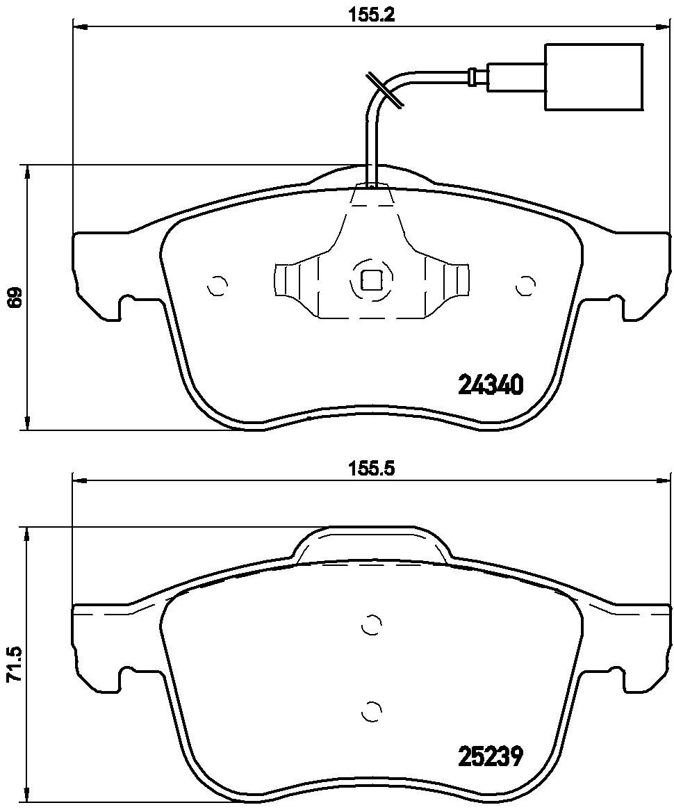2x ✅Fits BREMBO P 23 132 Brake Pad Set, disc brake P 23 132 Brake pa ⭐UK Seller⭐ - Image 26