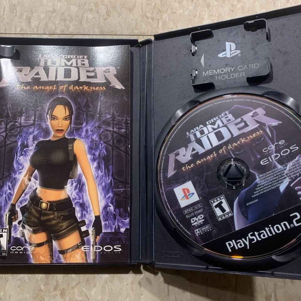 Игра Lara Croft Tomb Raider The Angel of Darkness (Sony PlayStation 2, 2003 года) PS2 в коробке - Изображение 2 из 4